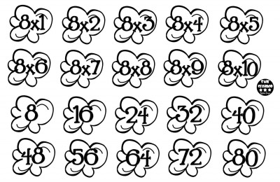 Tablas de multiplicar juego palomitas ByN (7)