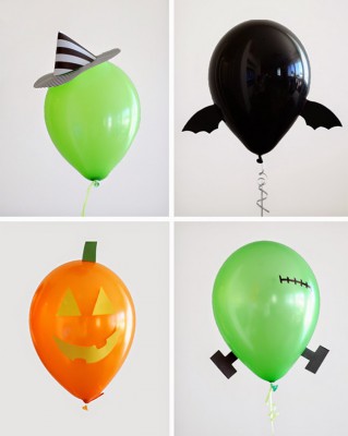 ideas para decorar con globos para niños “Halloween” (1)