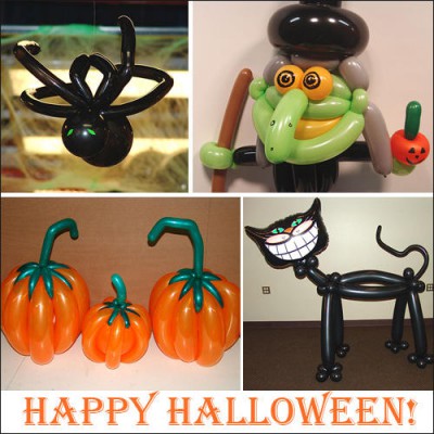 ideas para decorar con globos para niños “Halloween” (1)
