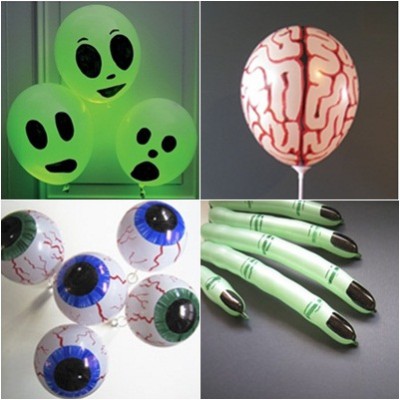 ideas para decorar con globos para niños “Halloween” (10)