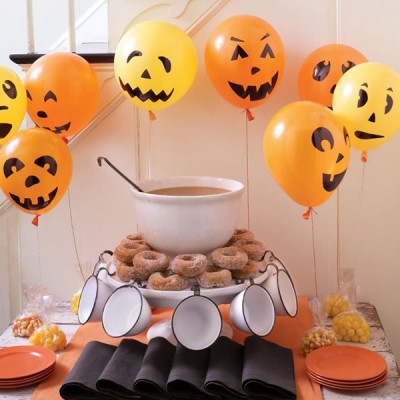ideas para decorar con globos para niños “Halloween” (24)