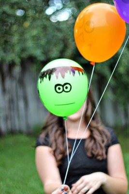 ideas para decorar con globos para niños “Halloween” (7)