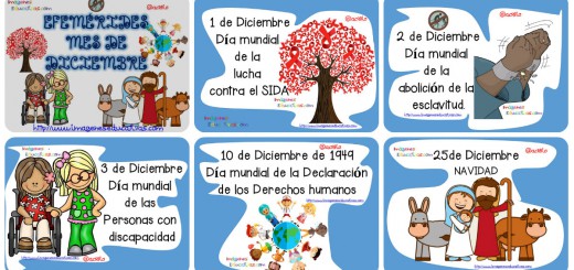 Efemérides Mes de Diciembre Portada