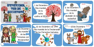 Efemérides Mes de Diciembre Portada