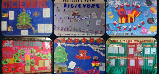 Periodico mural Diciembre Portada logo