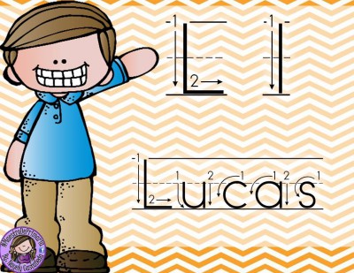 Abecedario Nombres Propios (13)