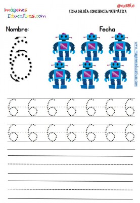 Fichas para trabajar los números (15)