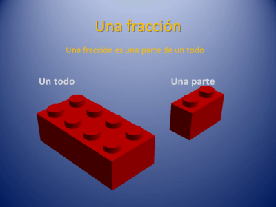 Fracciones con piezas de Lego (2)