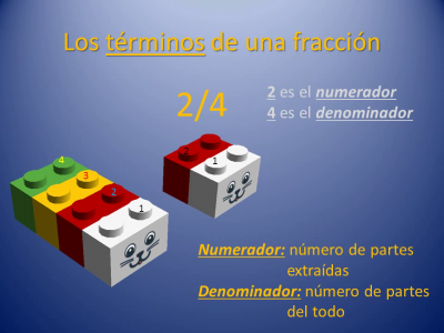 Fracciones con piezas de Lego (3)