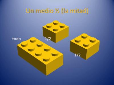 Fracciones con piezas de Lego (4)