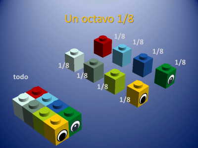Fracciones con piezas de Lego (7)