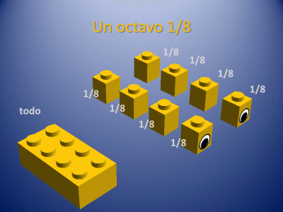 Fracciones con piezas de Lego (8)