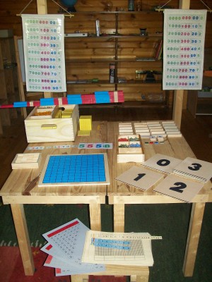 Montessori áreas del Matemáticas 5