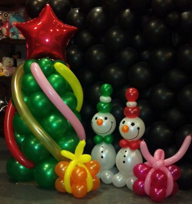 Navidad Globos decoracion (10)