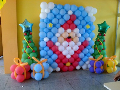 Navidad Globos decoracion (2)