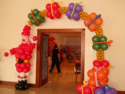Navidad Globos decoracion (21)