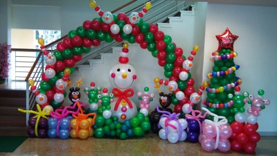 Navidad Globos decoracion (9)