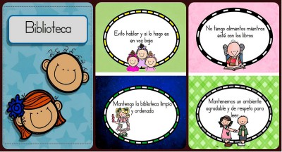 Normas para la Biblioteca escolar Portada