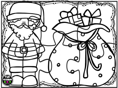 Puzzles navidad para colorear (2)