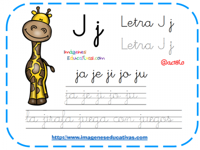 Abecedario animales fichas repaso lecto-escritura (13)