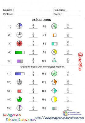 Fichas ejercicios de fracciones con figuras (7)