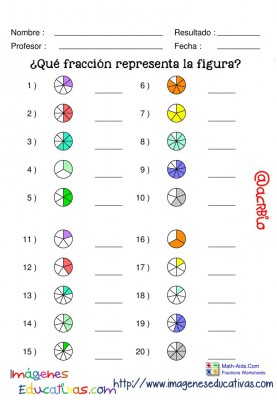 Fichas ejercicios de fracciones con soluciones (10)