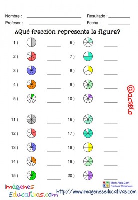 Fichas ejercicios de fracciones con soluciones (12)