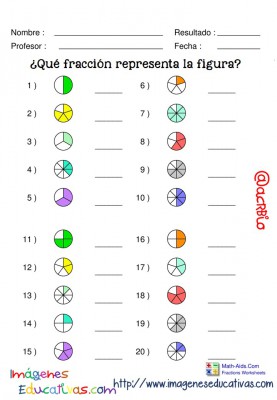 Fichas ejercicios de fracciones con soluciones (2)