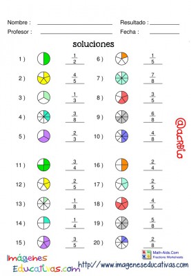 Fichas ejercicios de fracciones con soluciones (3)