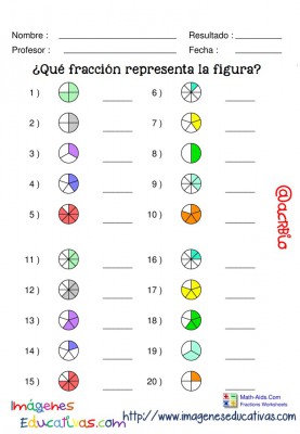 Fichas ejercicios de fracciones con soluciones (4)