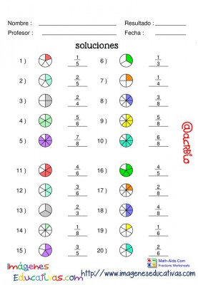 Fichas ejercicios de fracciones con soluciones (7)