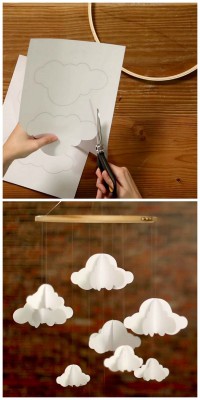 Moviles de papel y cartulina (10)