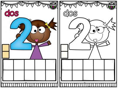Repasamos los números y nos divertimos coloreando (3)