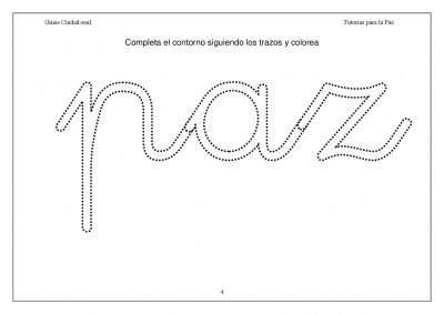 Super Cuaderno Día de la Paz y la No Violencia grafo y colorear (4)