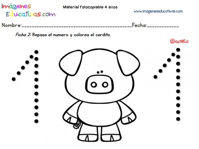 Cuadernillo complementario para 4 años, Educación Preescolar (2)