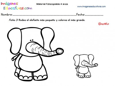 Cuadernillo complementario para 4 años, Educación Preescolar (3)
