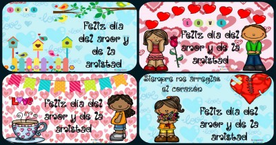 Tarjetas para el día del Amor y de la Amistad Portada