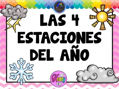 Carteles explicativos de las 4 Estaciones del año  (2)