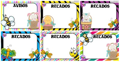 Carteles para notas avisos y recados Portada