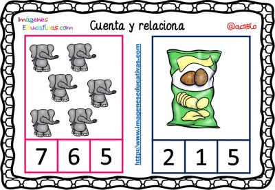 Fichas para aprender a contar (5)
