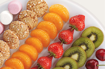 Fuentes y brochetas de frutas (29)