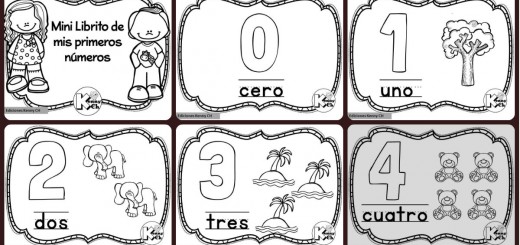 Mini librito mis primeros números PORTADA