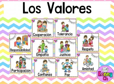 Resultado de imagen para valores para niÃƒÆ’Ã‚Â±os