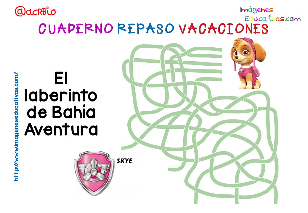 Cuderno de repaso para vacaciones Patrulla Canina (4)