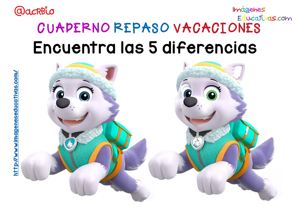Cuderno de repaso para vacaciones Patrulla Canina (8)