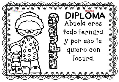 Diplomas para colorear del día de las madres. 10 de Mayo (4)