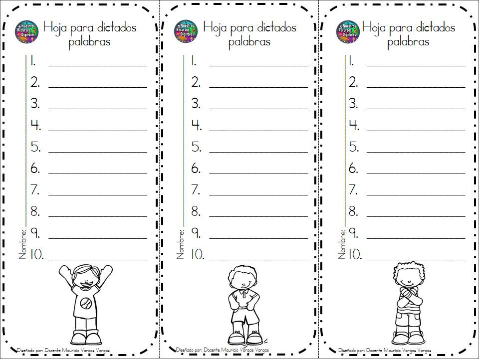 Plantillas de dictados (19)