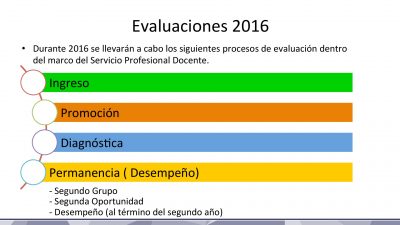 Calendario de Evaluaciones SEP INEE 2016 (2)