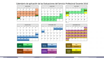 Calendario de Evaluaciones SEP INEE 2016 (3)