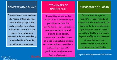 Competencias clave, Estándares de aprendizaje e Indicadores de logro